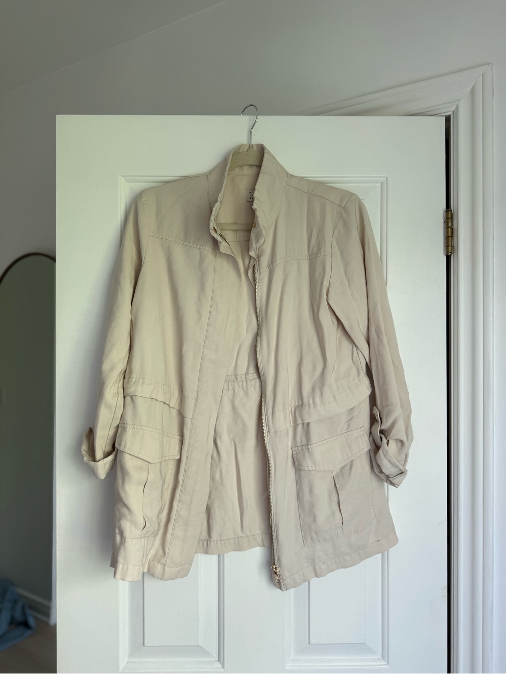A New Day Light Taupe Utility Jacket